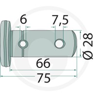 GRANIT Sworzeń 64758757700F - 64758757700F - Sklep rolniczy PoltechParts