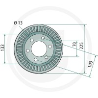 GRANIT Koło talerzowe 64758800900F - 64758800900F - Sklep rolniczy PoltechParts