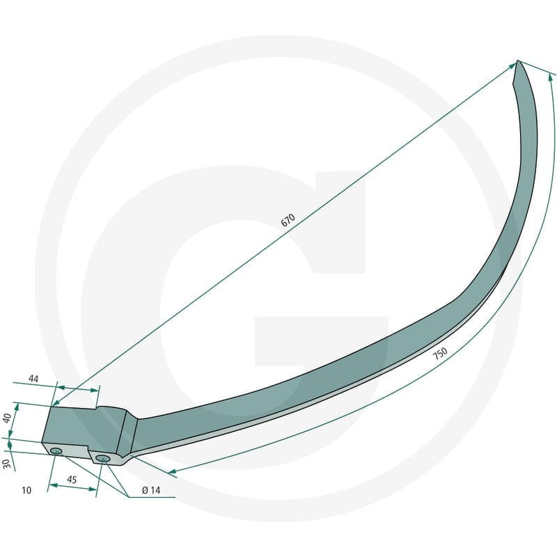 GRANIT Igła 64780038762F - 64780038762F - Sklep rolniczy PoltechParts