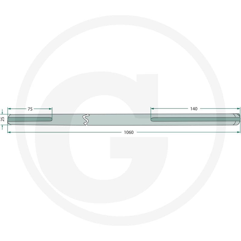 GRANIT Wałek napędowy 647GT-17F - 647GT-17F - Sklep rolniczy PoltechParts