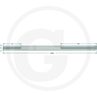 GRANIT Wałek napędowy 647GT-17F - 647GT-17F - Sklep rolniczy PoltechParts