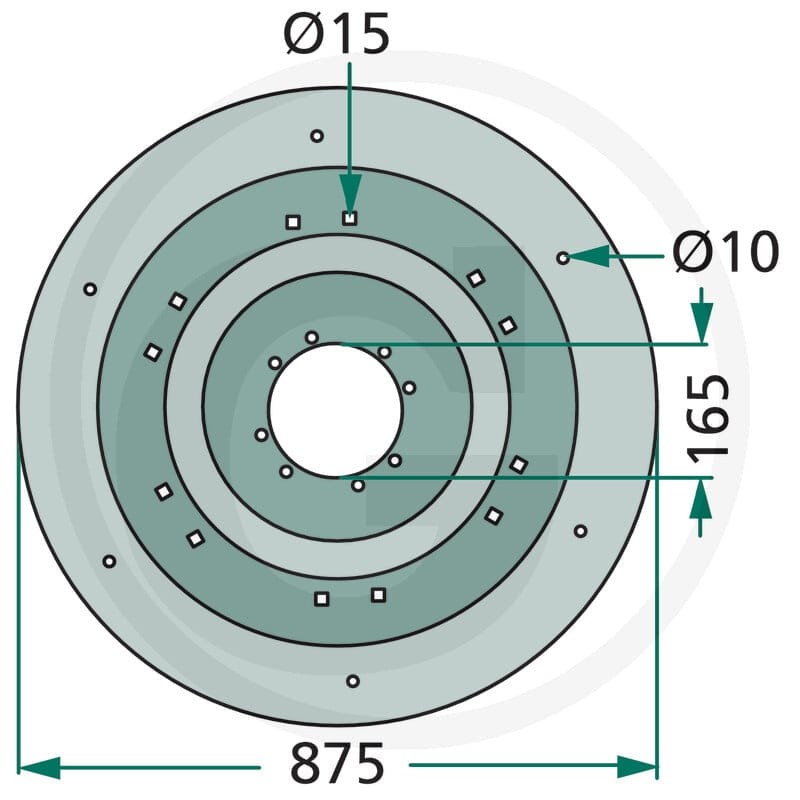GRANIT Tarcza tnąca 647TT-021F - 647TT-021F - Sklep rolniczy PoltechParts