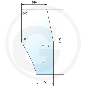 GRANIT Szyba drzwi 65006046