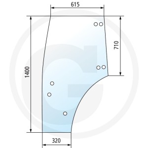 GRANIT Szyba drzwi 65006062