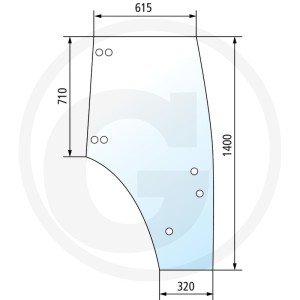 GRANIT Szyba drzwi 65006063