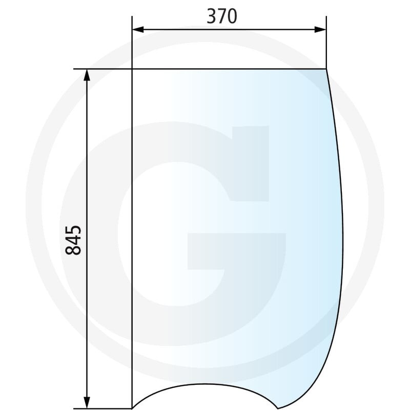 GRANIT Szyba boczna 65006110