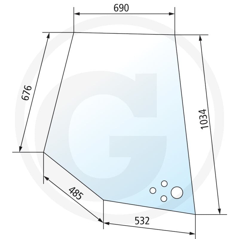 GRANIT Szyba drzwi 650822027