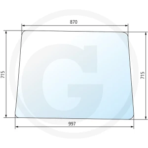 GRANIT Szyba tylna 650885843