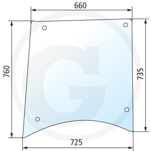GRANIT Szyba boczna 650S32448C91