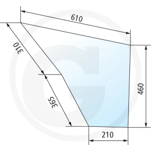 GRANIT Szyba drzwi 650S8514212100