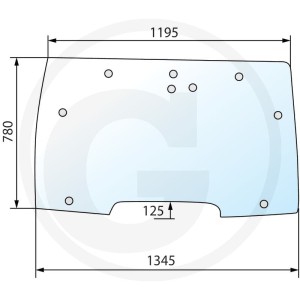 GRANIT Szyba przednia 650S8520A3