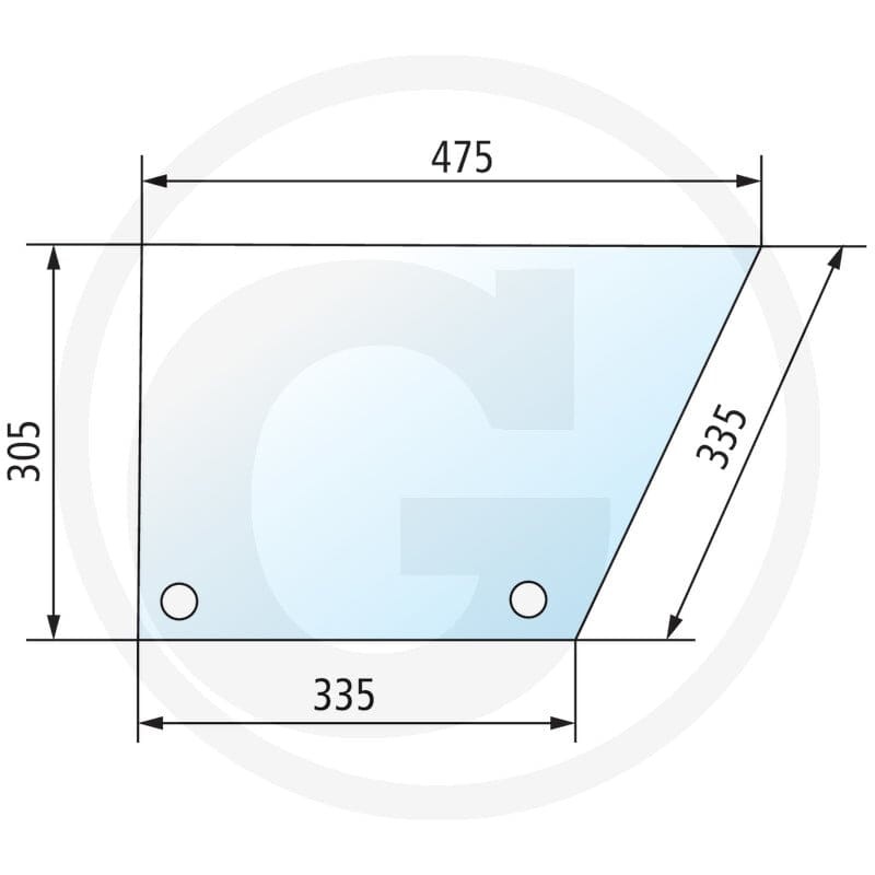GRANIT Szyba drzwi 650S99626
