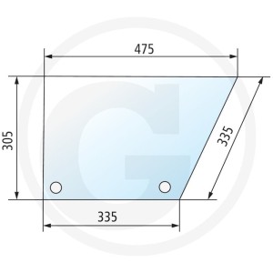GRANIT Szyba drzwi 650S99626