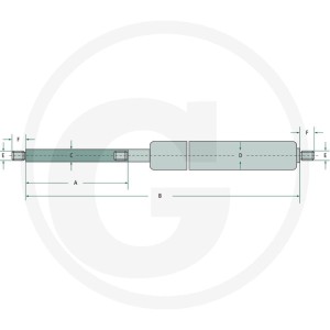 Stabilus Siłownik gazowy 65499401