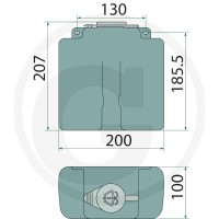 GRANIT Zbiornik do wycieraczek 65499625 - 65499625 - Sklep rolniczy PoltechParts