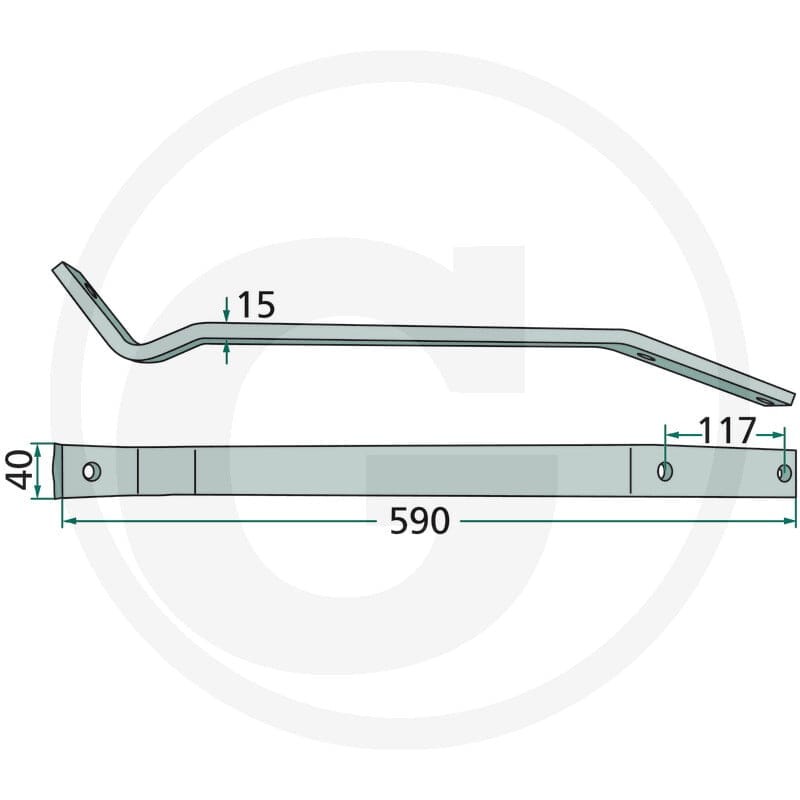 GRANIT Ramię palca 64706565576F | poltechparts.pl