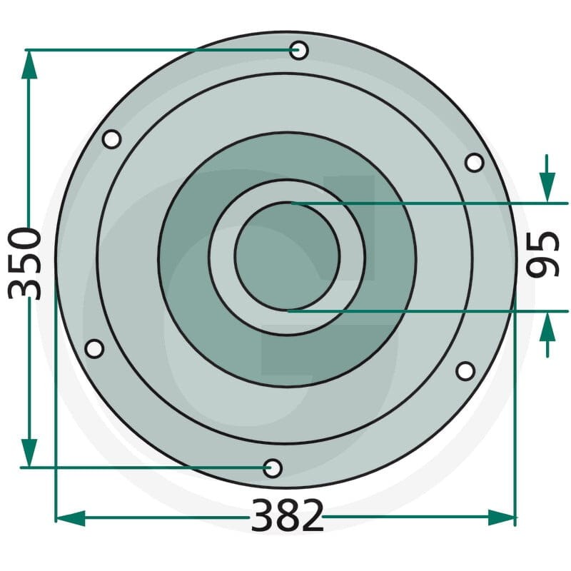 GRANIT Talerz oporowy 64706567225F - 64706567225F - Sklep rolniczy PoltechParts