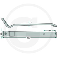 GRANIT Ramię palca 64706567479F | poltechparts.pl