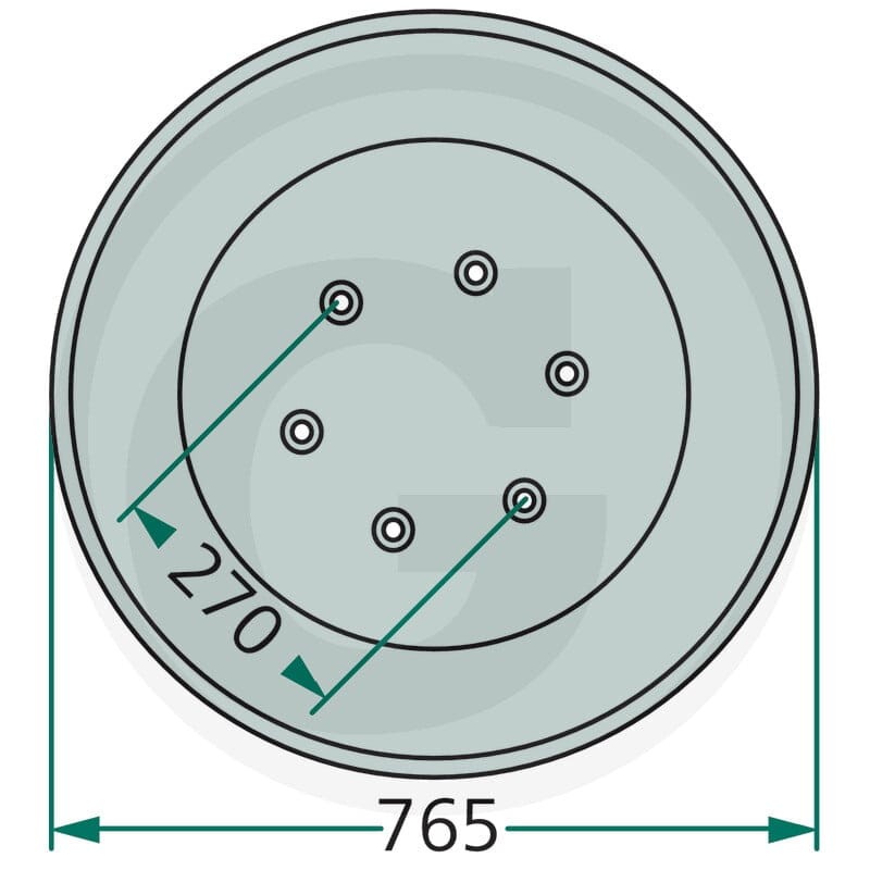 GRANIT Talerz ślizgowy 64706567882F - 64706567882F - Sklep rolniczy PoltechParts