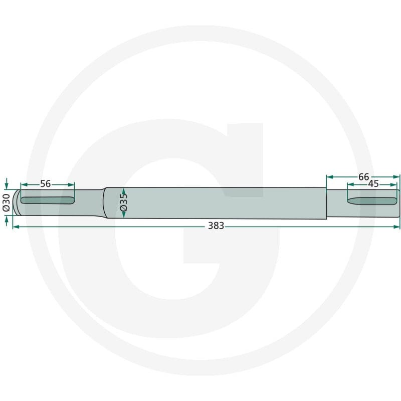 GRANIT Wałek napędowy 64706568455F - 64706568455F - Sklep rolniczy PoltechParts