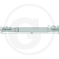 GRANIT Wałek napędowy 64706568455F - 64706568455F - Sklep rolniczy PoltechParts