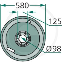 GRANIT Talerze ślizgowe 6471136790F - 6471136790F - Sklep rolniczy PoltechParts