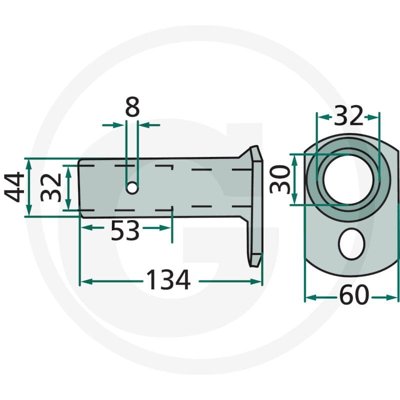GRANIT Tulejka 647123030F | poltechparts.pl