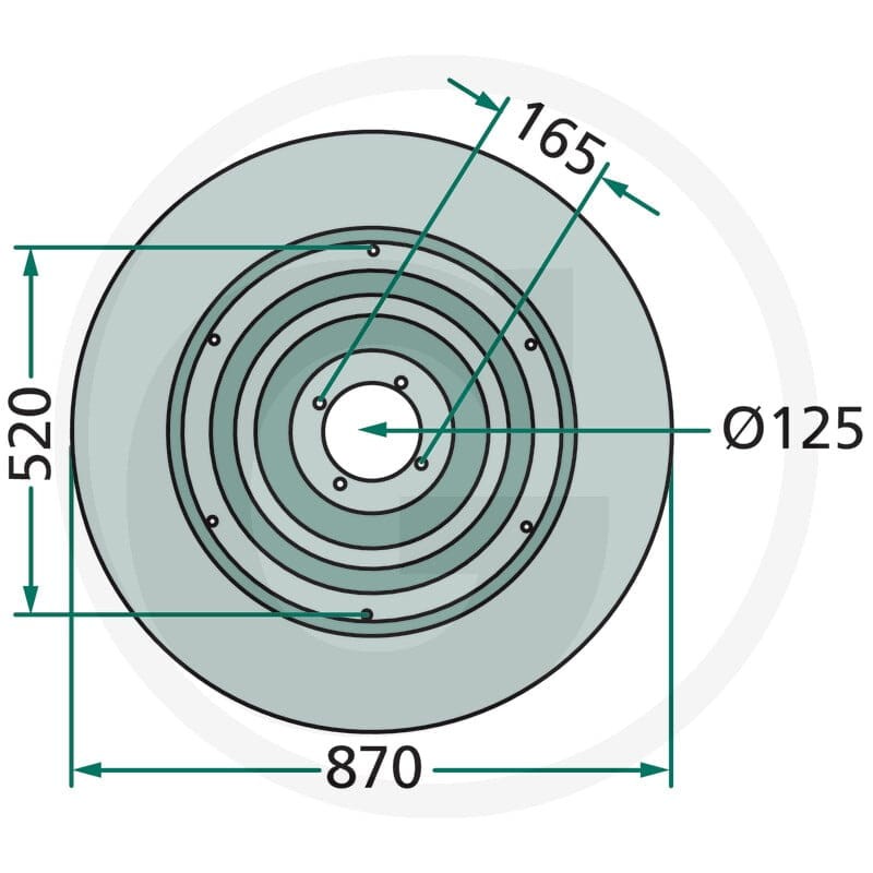 GRANIT Talerze ślizgowe 647140129F - 647140129F - Sklep rolniczy PoltechParts