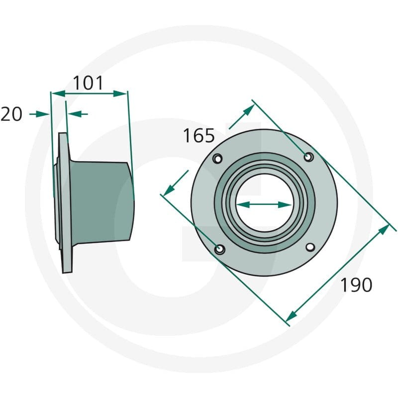 GRANIT Piasta 647140791F - 647140791F - Sklep rolniczy PoltechParts