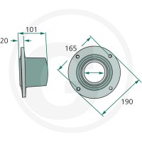 GRANIT Piasta 647140791F - 647140791F - Sklep rolniczy PoltechParts