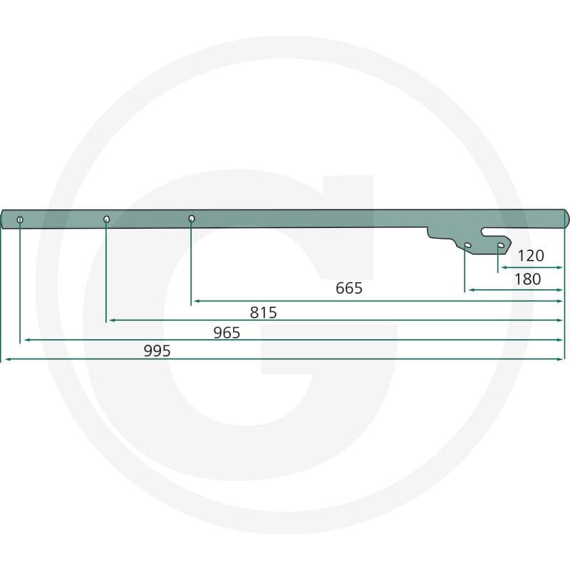 GRANIT Uchwyt palca 64716605588.86F - 64716605588.86F - Sklep rolniczy PoltechParts