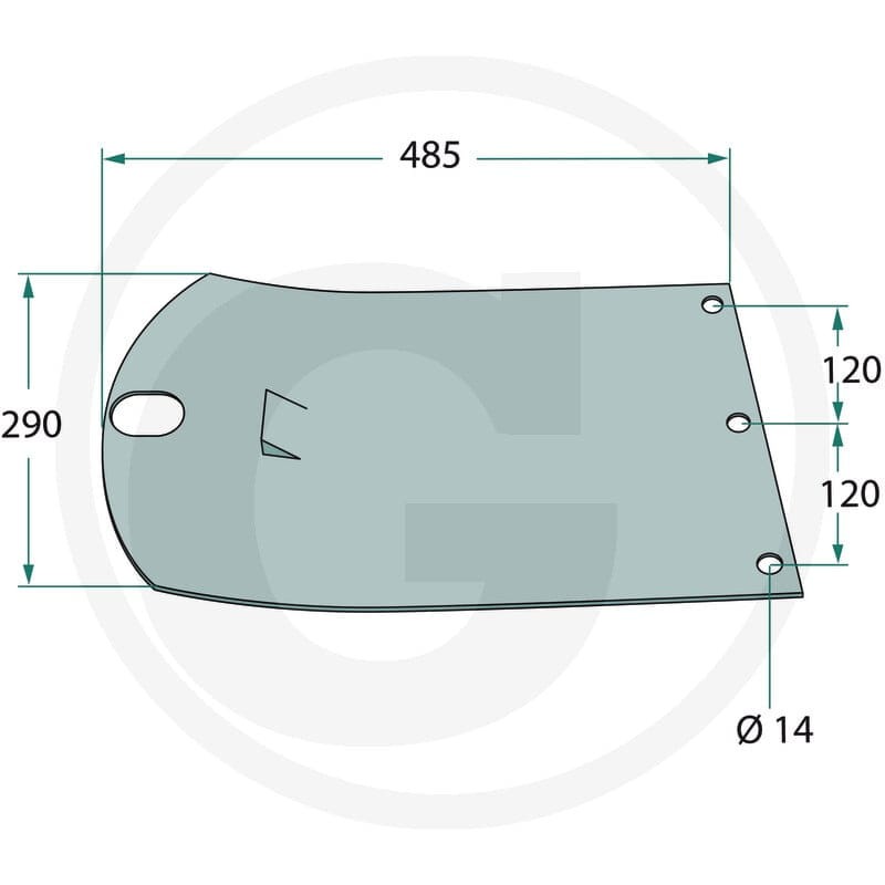 GRANIT Płoza 647253657.0F | poltechparts.pl