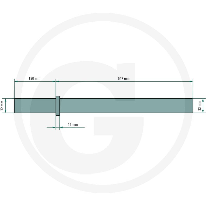 GRANIT Wałek 647261801180F - 647261801180F - Sklep rolniczy PoltechParts