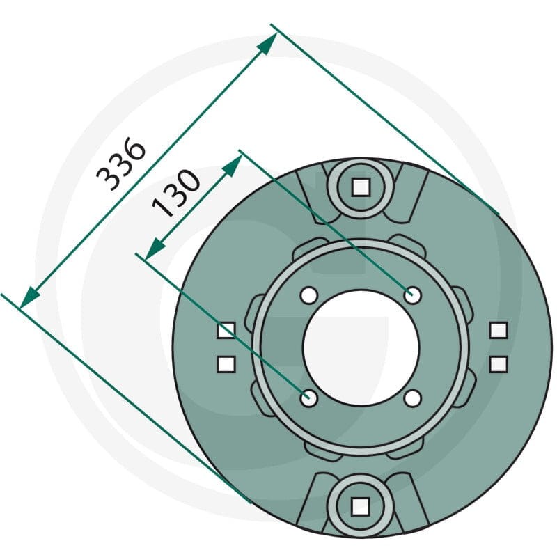 GRANIT Tarcza tnąca 64755652400F - 64755652400F - Sklep rolniczy PoltechParts
