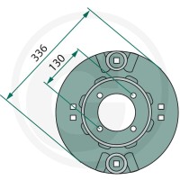 GRANIT Tarcza tnąca 64755652400F - 64755652400F - Sklep rolniczy PoltechParts