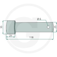 GRANIT Łożysko rolkowe 64758705100F - 64758705100F - Sklep rolniczy PoltechParts
