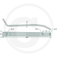 GRANIT Ramię palca 64758719800F | poltechparts.pl