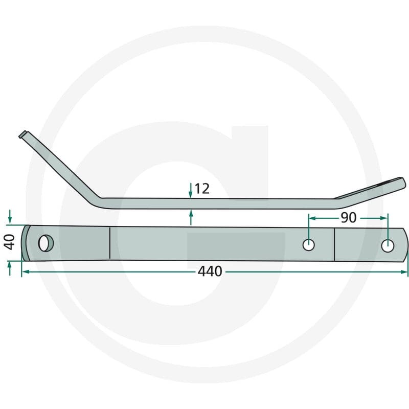 GRANIT Ramię palca 64758723300F | poltechparts.pl