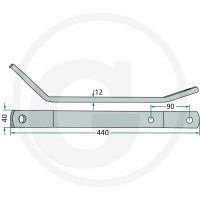 GRANIT Ramię palca 64758723300F | poltechparts.pl