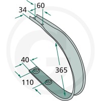 GRANIT Osłona podbieracza 647647016 | poltechparts.pl