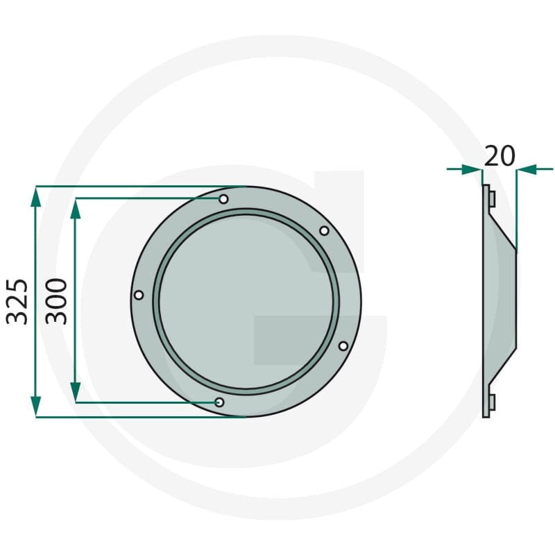 GRANIT Talerz oporowy 647DN24K0F - 647DN24K0F - Sklep rolniczy PoltechParts
