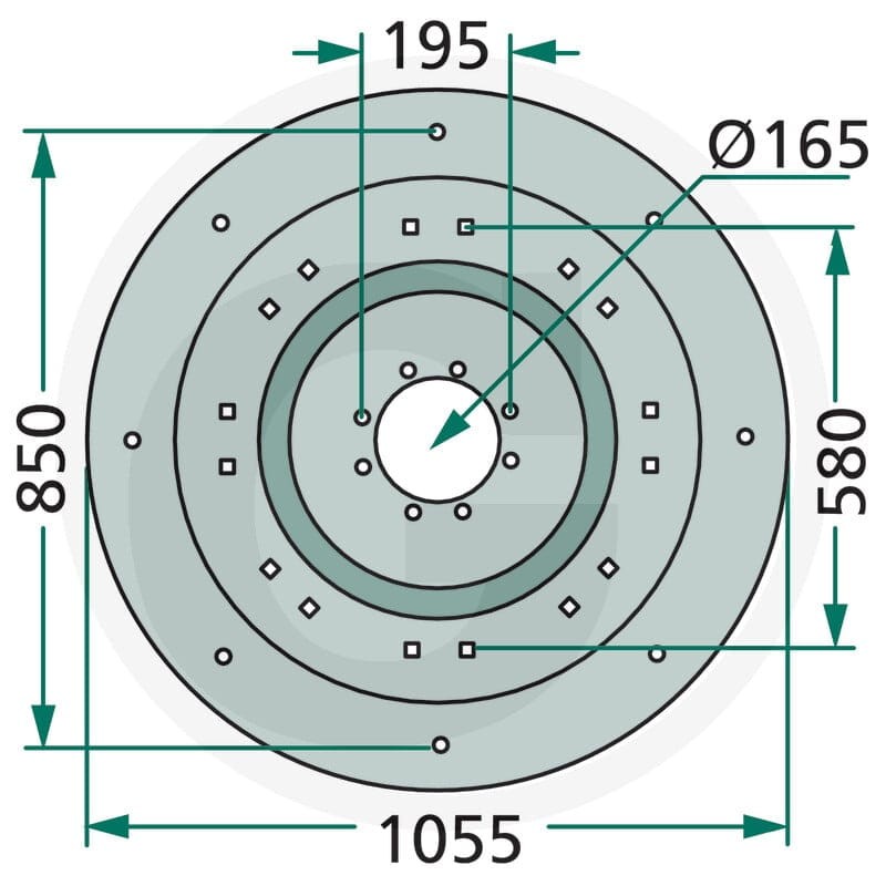 GRANIT Talerz tnący 647ET-0203F - 647ET-0203F - Sklep rolniczy PoltechParts