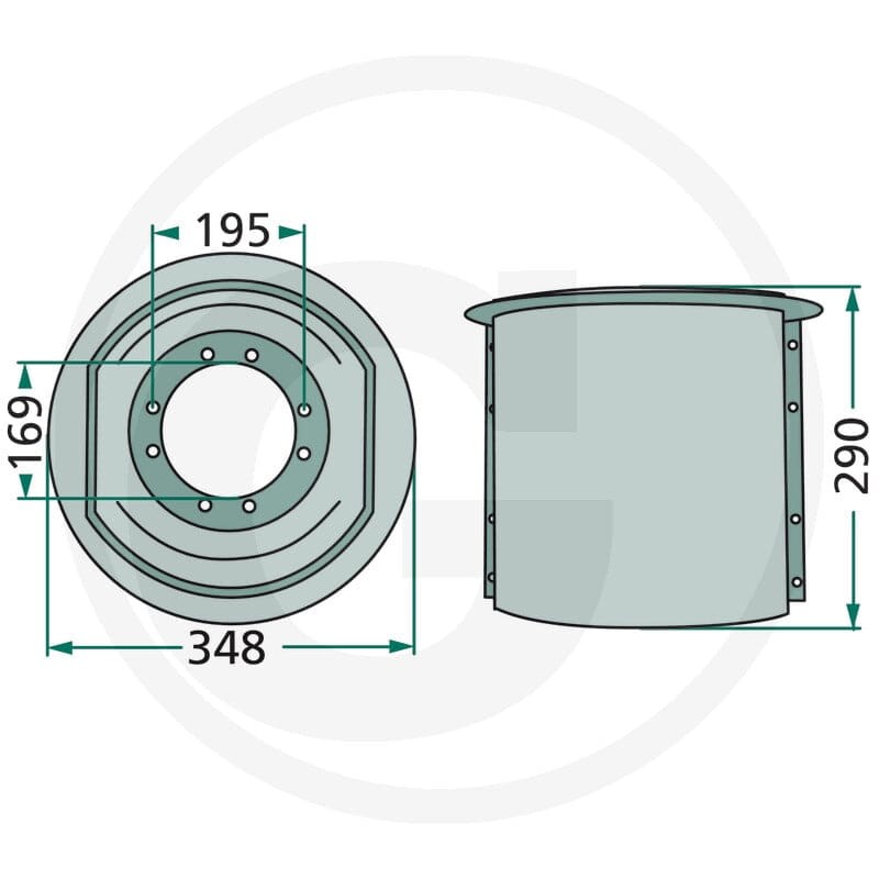 GRANIT Bęben tnący 647ET-039F - 647ET-039F - Sklep rolniczy PoltechParts