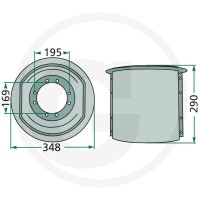 GRANIT Bęben tnący 647ET-039F - 647ET-039F - Sklep rolniczy PoltechParts