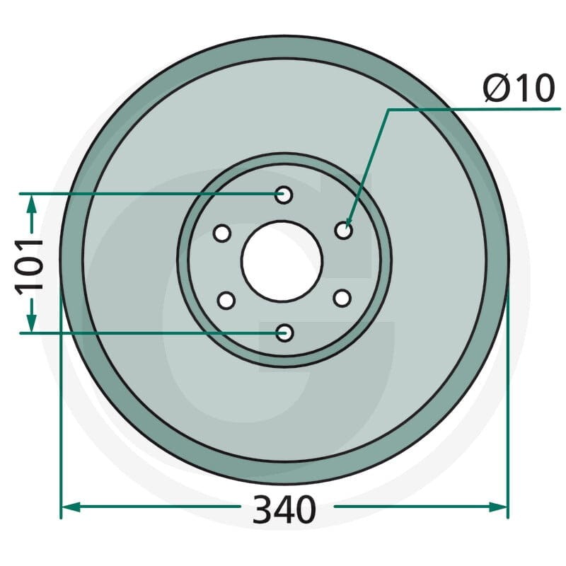 GRANIT Talerz ślizgowy 647TF-5F - 647TF-5F - Sklep rolniczy PoltechParts