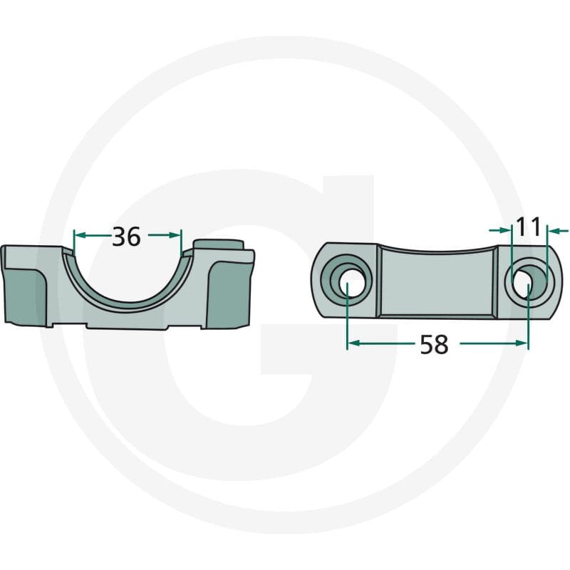 GRANIT Panewka łożyska 64706229599F - 64706229599F - Sklep rolniczy PoltechParts