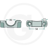 GRANIT Panewka łożyska 64706229599F - 64706229599F - Sklep rolniczy PoltechParts