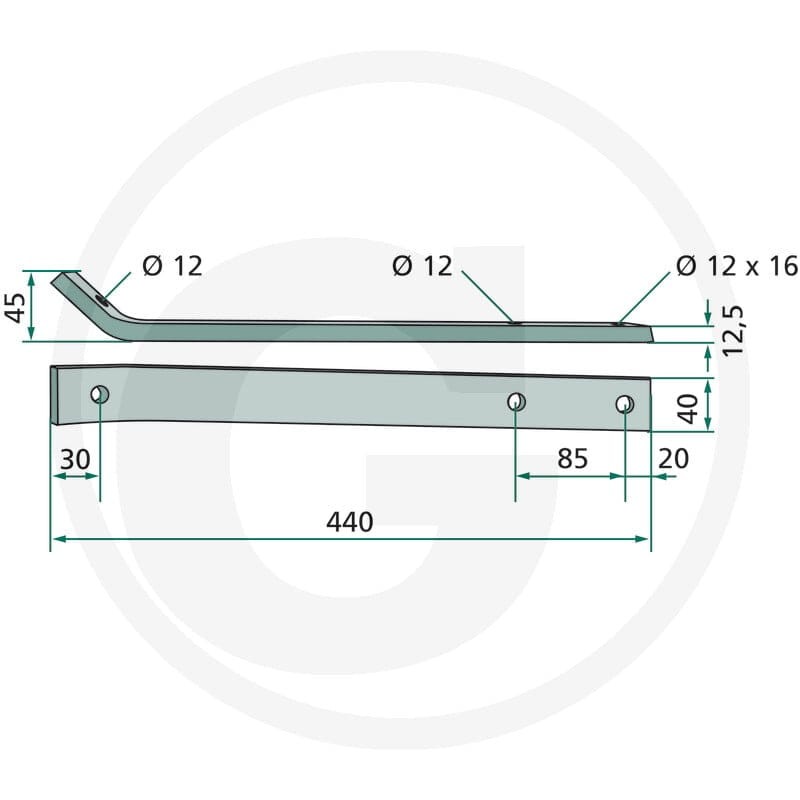 GRANIT Uchwyt palca 6470624330F - 6470624330F - Sklep rolniczy PoltechParts