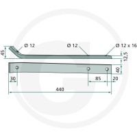 GRANIT Uchwyt palca 6470624330F - 6470624330F - Sklep rolniczy PoltechParts