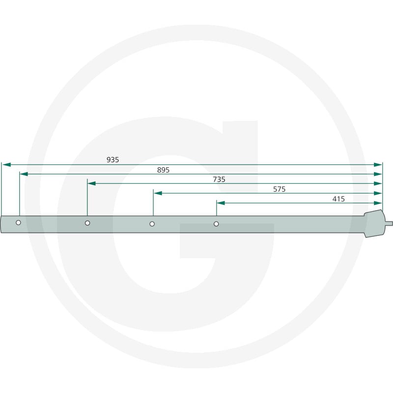 GRANIT Ramię palca 6470626840F | poltechparts.pl